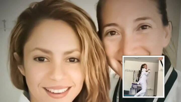 Shakira practicando otras artes marciales