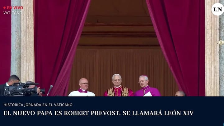 Así se presentó el nuevo papa León XIV ante el mundo entero