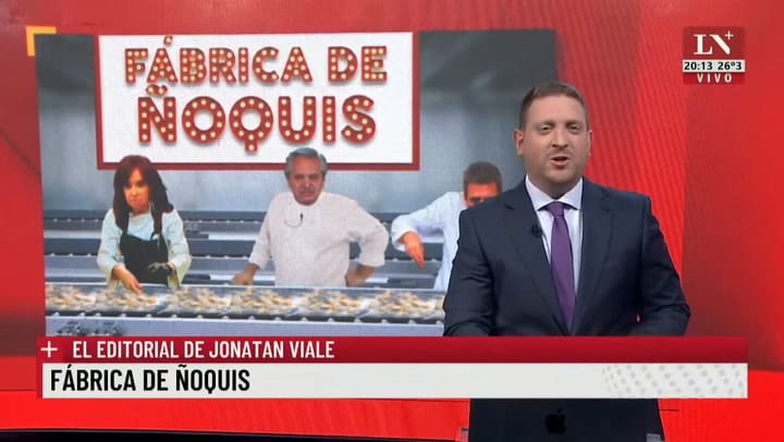 La Argentina, una fábrica de ñoquis. El editorial de Jonatan Viale.