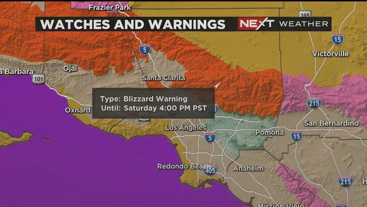 Una meteoróloga se sorprende por las alertas del clima en California