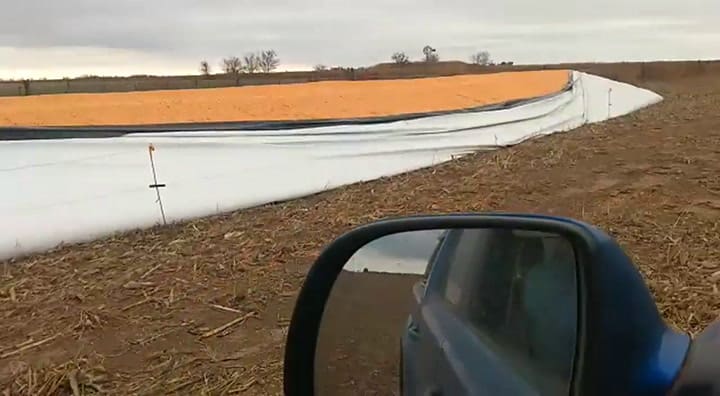 Rotura de silobolsa en Córdoba