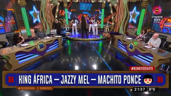 Jazzy Mel, Machito Ponce y King Africa en Bendita