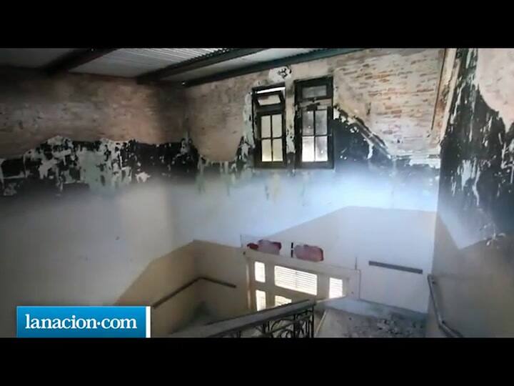 Así está el pabellón del incendio