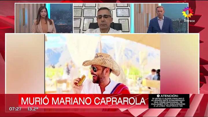 Habló Sergio Rossaroli, quien operó a Mariano Caprarola