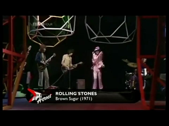 Brown Sugar' en vivo, en 1971. The Rolling Stones