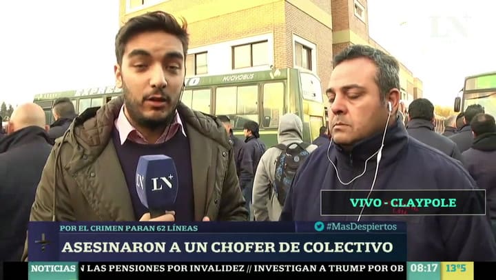 Habla el hermano del chofer de colectivo asesinado