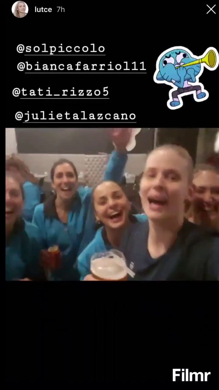 Las Panteras y su festejo en las redes - Fuente Twitter