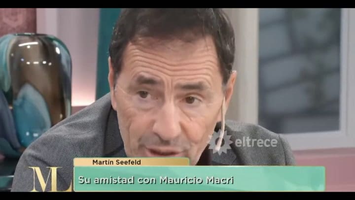 Martín Seefeld opinó de política en la mesa de Mirtha Legrand - Fuente: YouTube