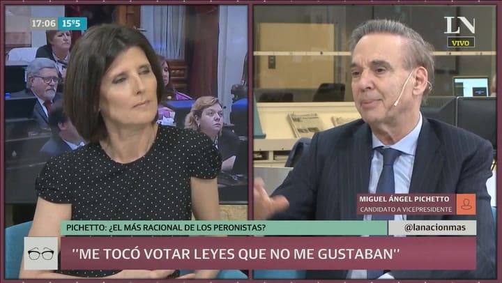Pichetto: 'La emocionalidad ha llevado a los peores errores en la Argentina'