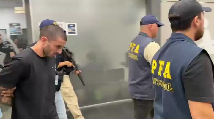 El sindicado sicario fue trasladado al Juzgado Federal de Campana