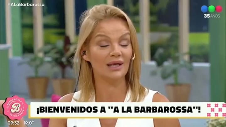 Eliana Guercio mandó al frente a Chiquito Romero con los preparativos por la fiesta de 15 de su hija