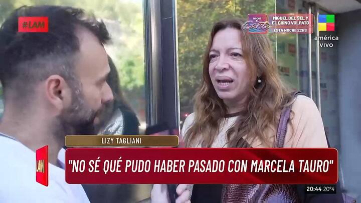Lizy Tagliani explico su postura sobre la relacion con Marcela Tauro