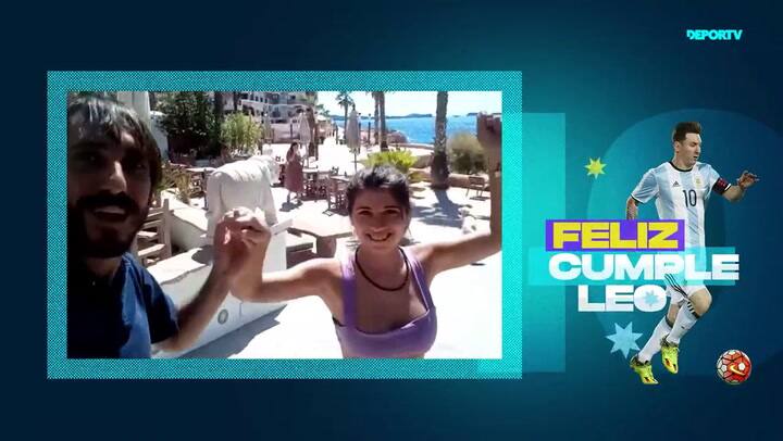 El original homenaje de Los Palmeras y Mundo Leo por el cumpleaños de Messi