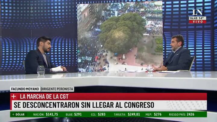 Facundo Moyano en +Info por LN+