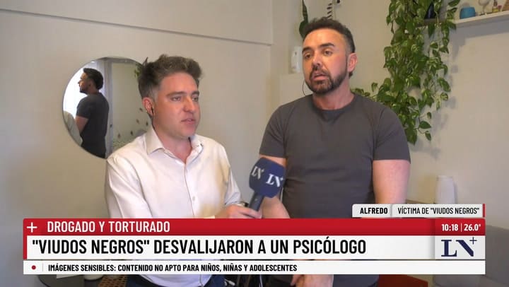Alfredo, victima de los viudos negros, en dialogo con LN+