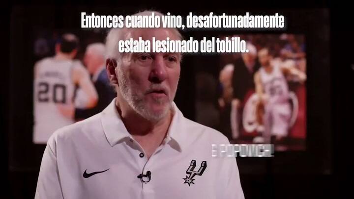 El emotivo recuerdo de Gregg Popovich sobre Manu - Fuente: NBA Latam