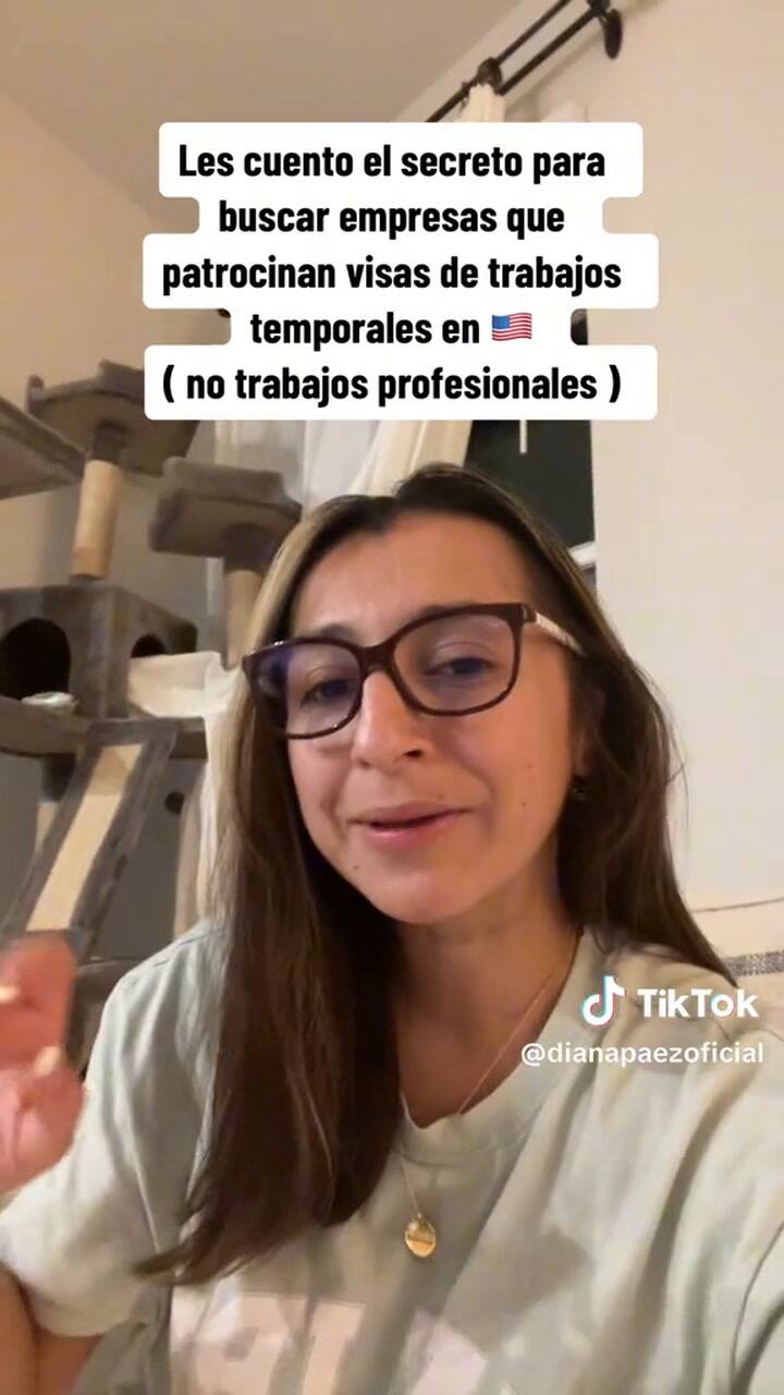 Mostró una página especial para buscar trabajo en Florida y empresas que patrocinan las visas H2B