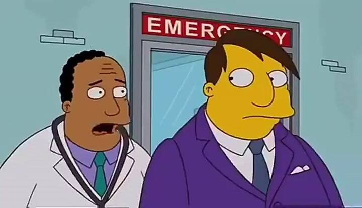 La escena de Los Simpson que se volvió viral por lo parecida a la realidad