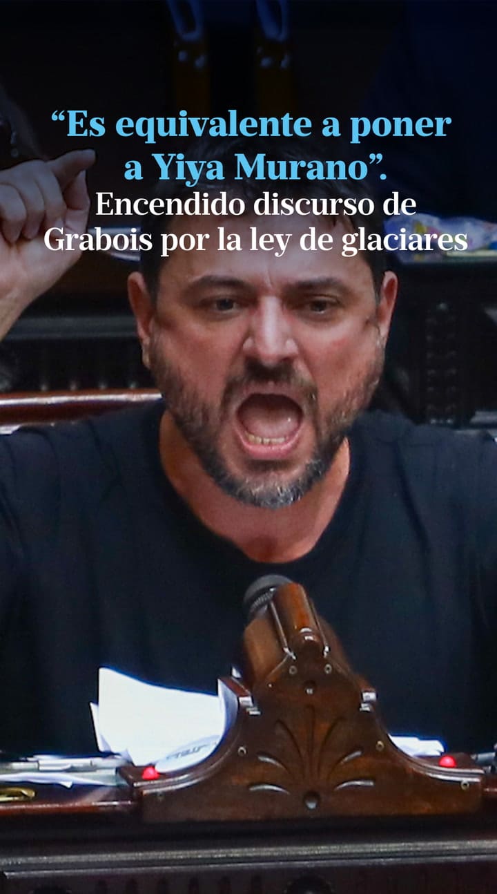 Encendido discurso de Grabois en el debate por la ley de glaciares: “Le van a poner cianuro a los pibes”