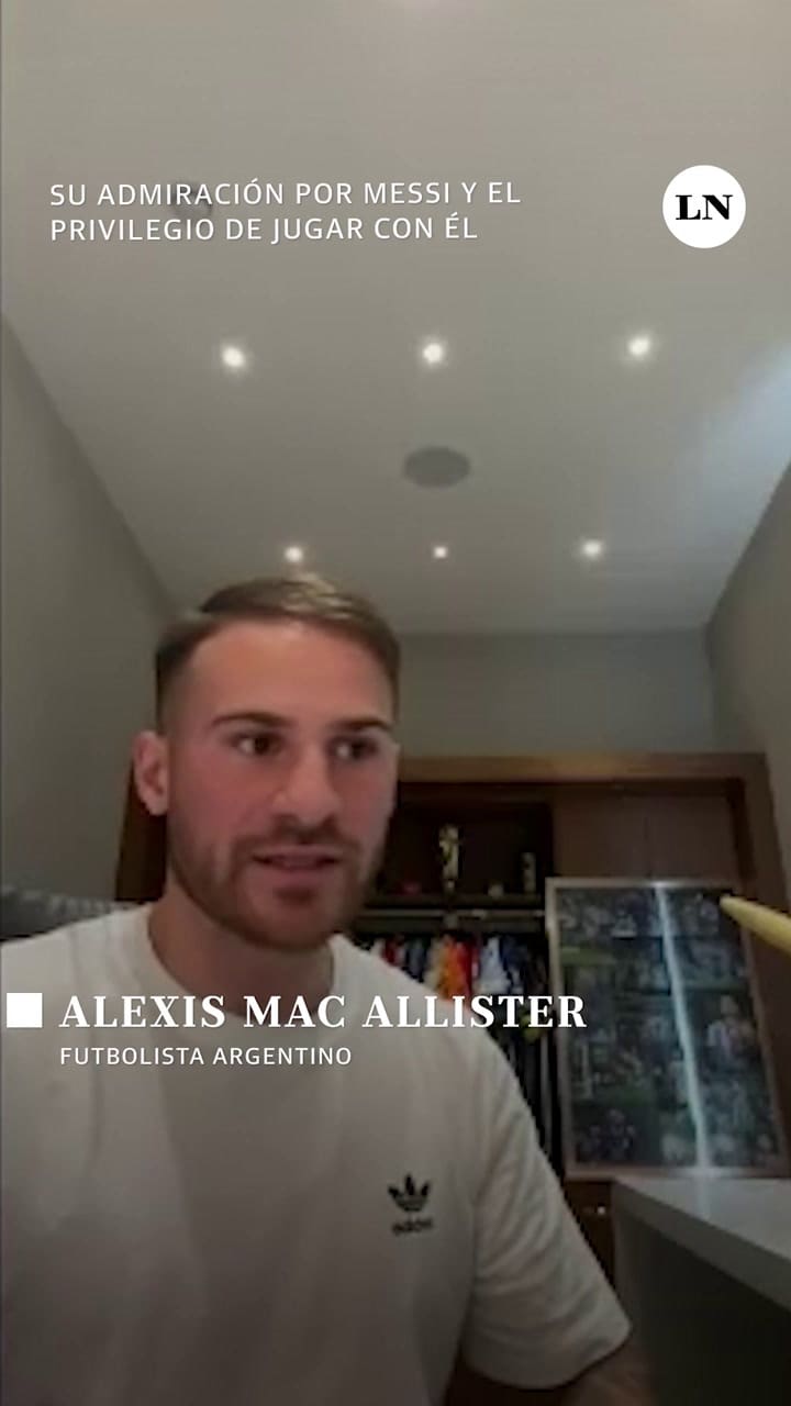 La admiración por el 10 de la selección y el privilegio de estar con él