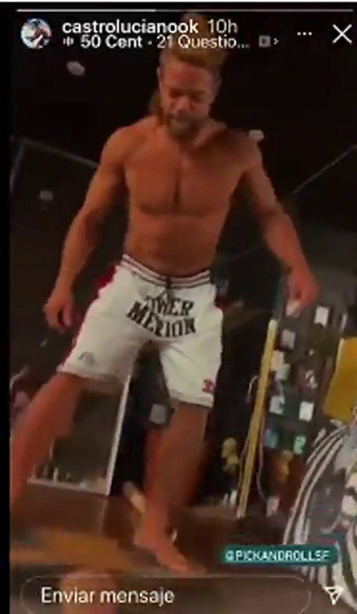 El llamativo deporte que practica Luciano Castro