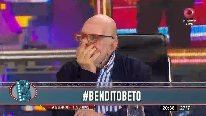 Así se despidió Beto Casella de Bendita tras 20 años al aire