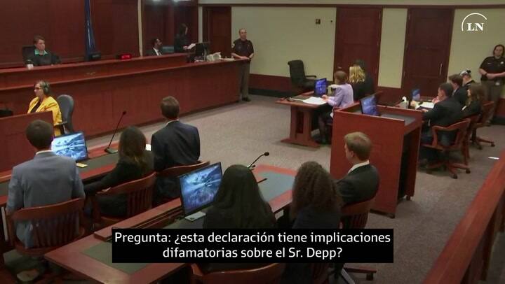 Momento culminé del fallo Johnny Depp y Amber Heard - clipped version