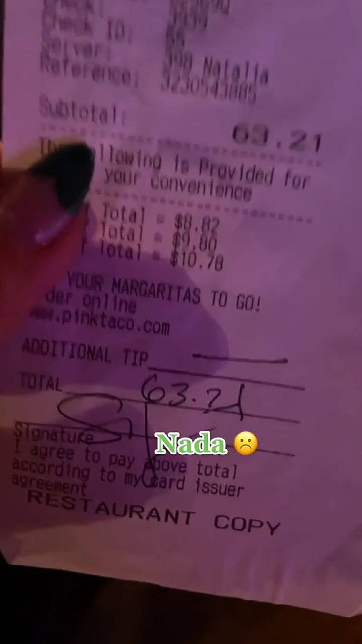 Una tiktoker dijo cuánto gana de propinas en Miami Beach