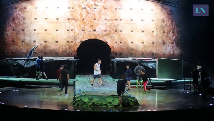 Así se preparan los integrantes del Cirque Du Soleil para dar su espectáculo en Argentina