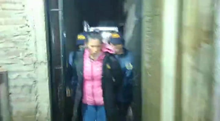 Detención de una 'viuda negra' en la villa Zavaleta