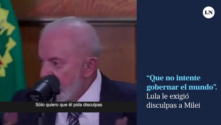 "Que no intente gobernar el mundo" - Lula le exigió disculpas a Milei