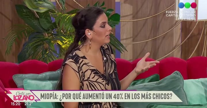 Belu Lucius explicó cómo es el trastorno en la vista que tiene su hijo - Fuente: Telefe