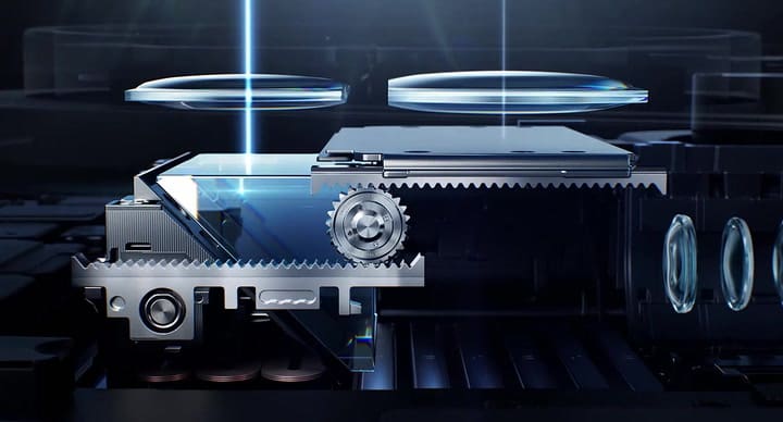 El sistema de prisma móvil del Huawei Pura 80 Ultra