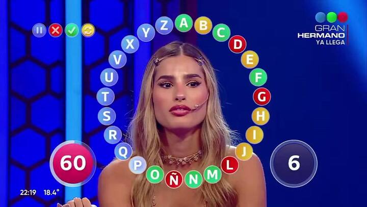 El insólito error de Juli Poggio en Pasapalabra
