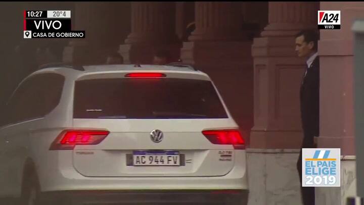 Así llegaba Alberto Fernández a la Casa Rosada - Fuente: A24