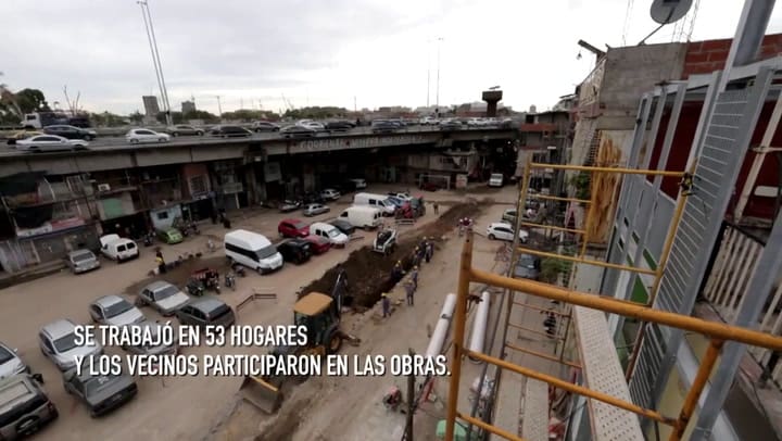 Cómo son las obras en la manzana G1 del Barrio 31