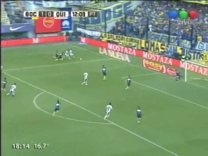 El 1 a 1 para Quilmes - Fuente: TeLeFe