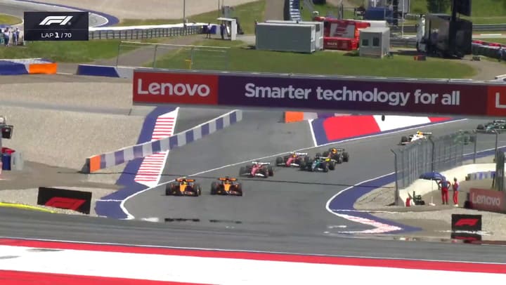 El toque y abandono entre Max Verstappen y Kimi Antonelli