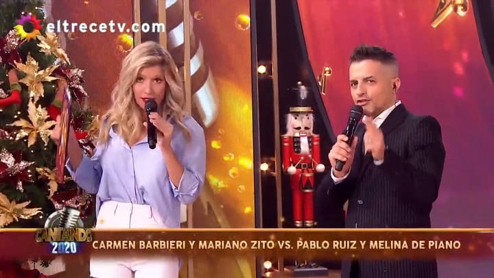 SúperDuelo. Se enfrentaron las duplas de Carmen Barbieri y Pablo Ruiz - Fuente: eltrece