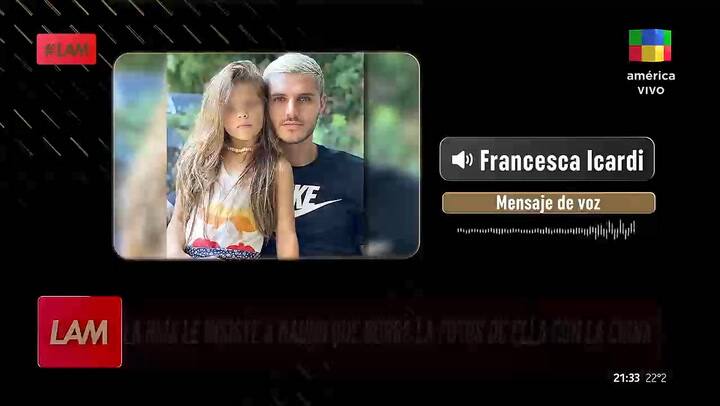 Francesca le pide a Mauro que borre las fotos de ella con la China Suarez