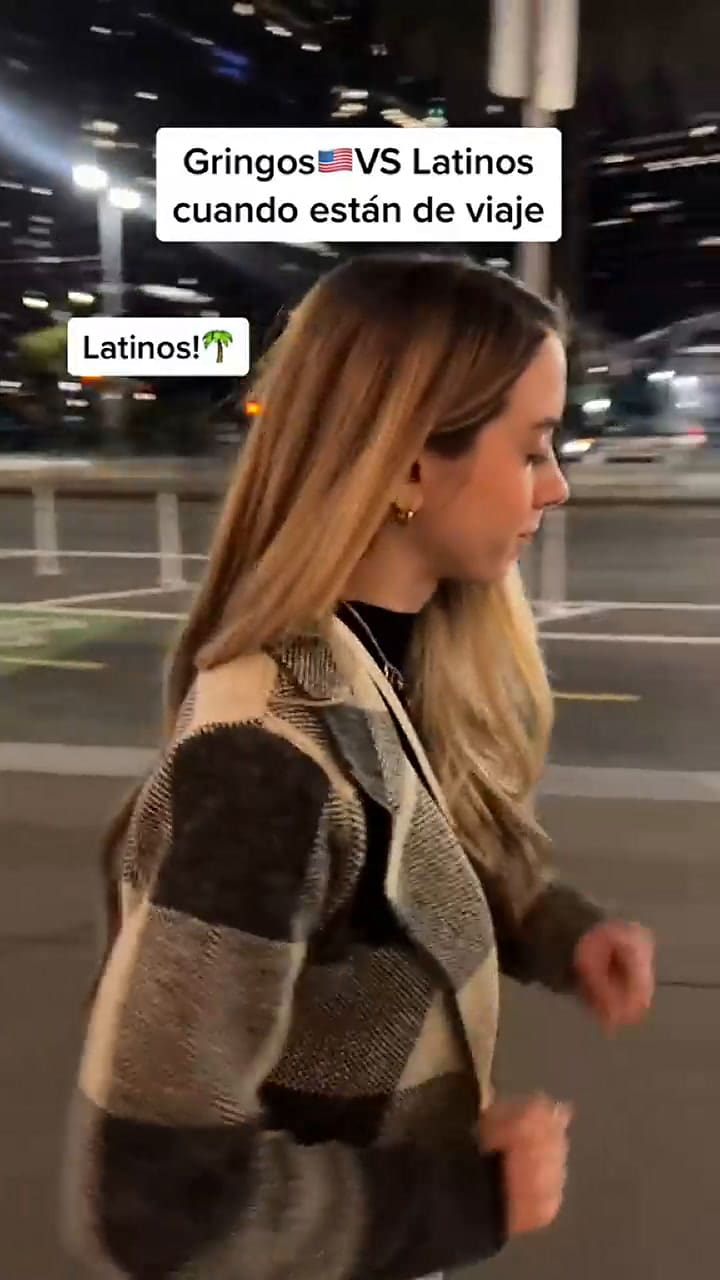 Una influencer venezolana comparó a los 'gringos' y a los latinos cuando comen en un viaje