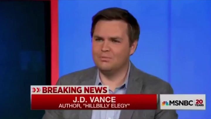 El video que recopila las frases de Vance contra Trump