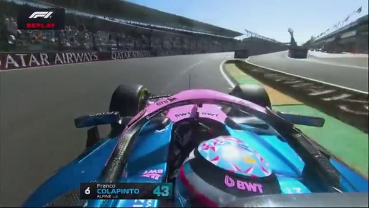 Franco Colapinto y el incidente con Lewis Hamilton en la práctica 2 de Australia