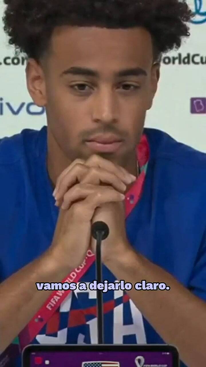 Esto respondió Tyler Adams ante la pregunta de un periodista iraní sobre el racismo en EE.UU.
