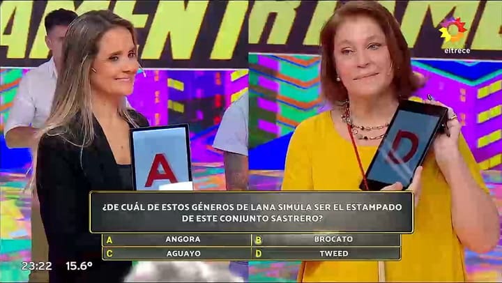 Josefina gano $12.000.000 en Los 8 escalones