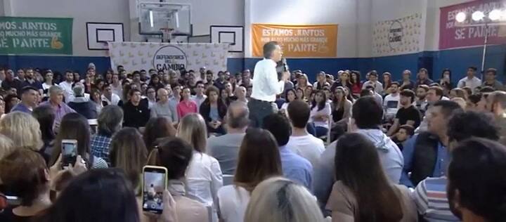 Mauricio Macri: 'Volver al pasado sería autodestruirnos'