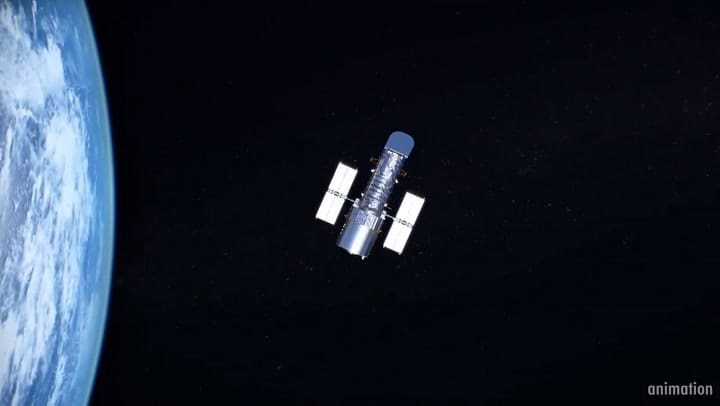 Un eclipse lunar se observa desde un telescopio espacial Hubble por primera vez