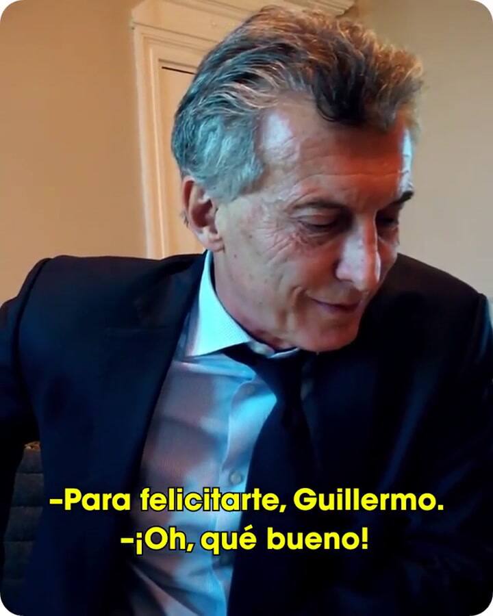 Mauricio Macri llamó al joven neuquino que devolvió el dinero