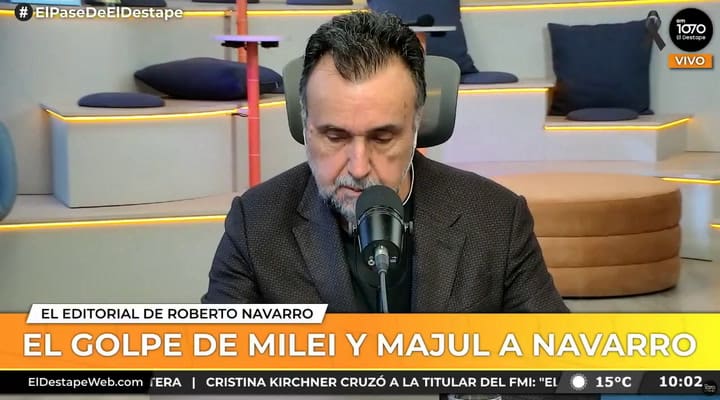 Navarro habló sobre su agresión