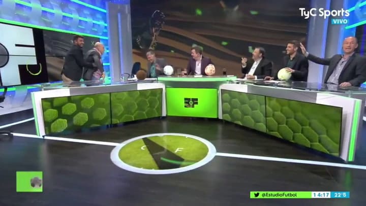 El susto y la caída de Horacio Pagani - Fuente: TyC Sports